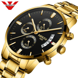 NIBOSI Relogio Masculino Men Watches Luxury Famous Top Brand Men's Fashion Casual Dress Watch Military Quartz Wristwatches Saat - Getizz