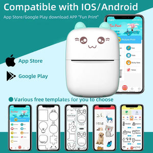 Portable Thermal Printer - BlueberrI