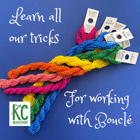 Working with Boucle... made easy! | KC Needlepoint