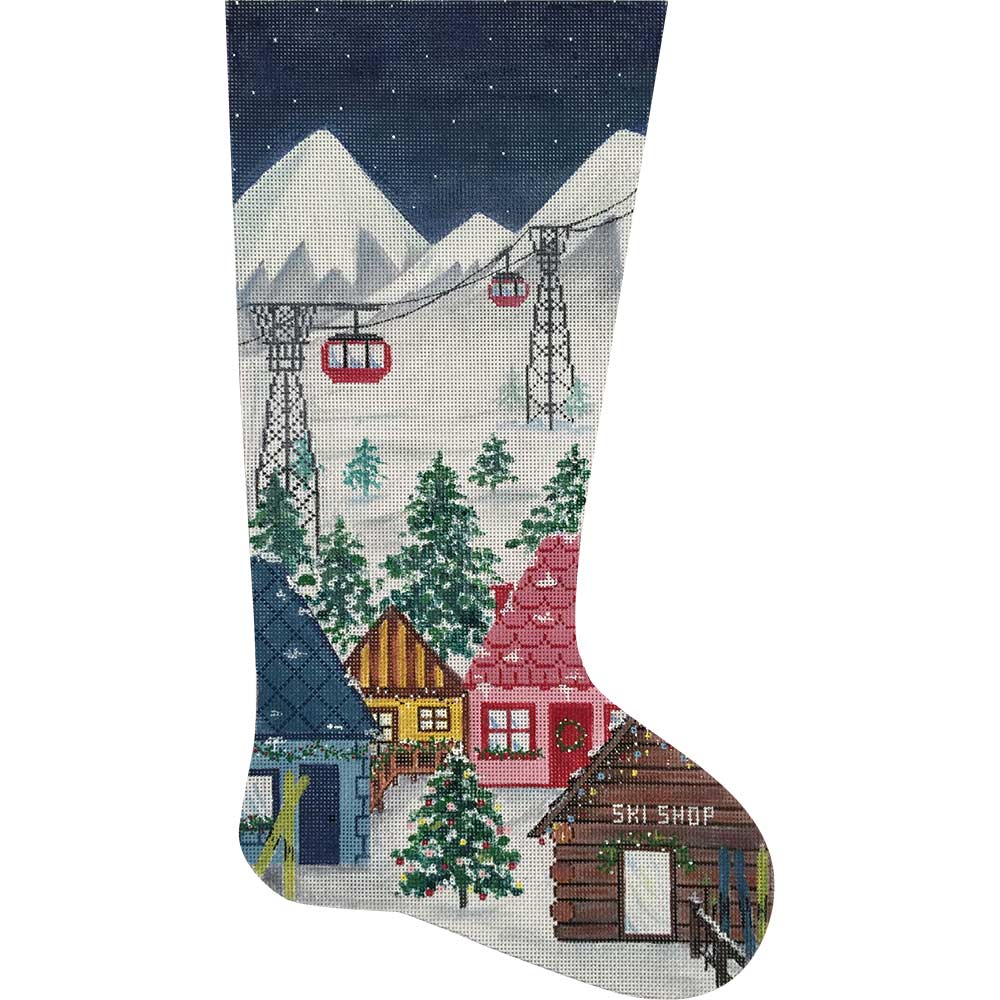 Needlepoint Christmas Stocking Kits — Spider Spun