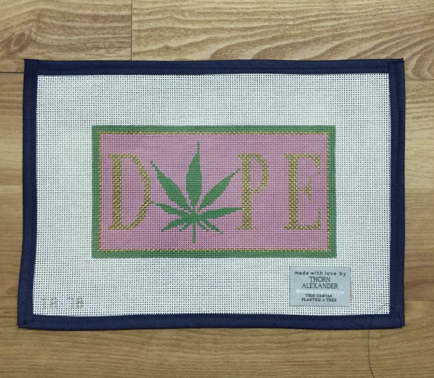 Dope Needlepoint Canvas | KC Needlepoint