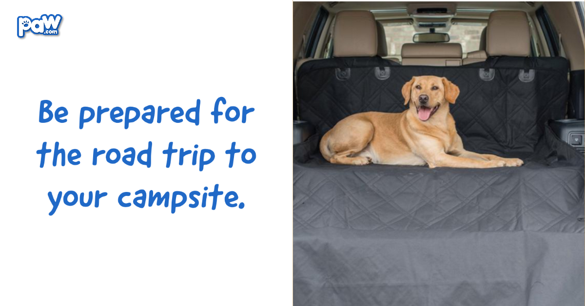 Be prepared for the road trip to your campsite.