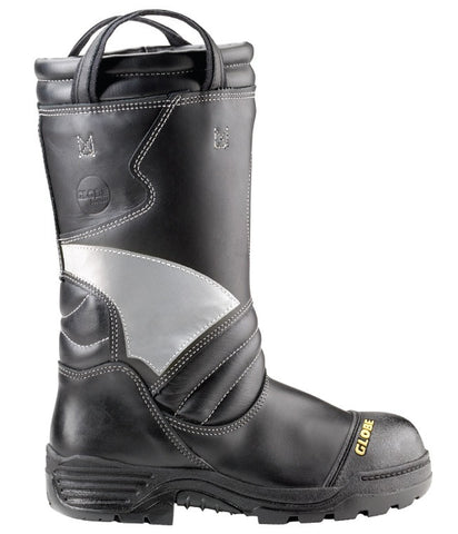 zip up structural fire boots