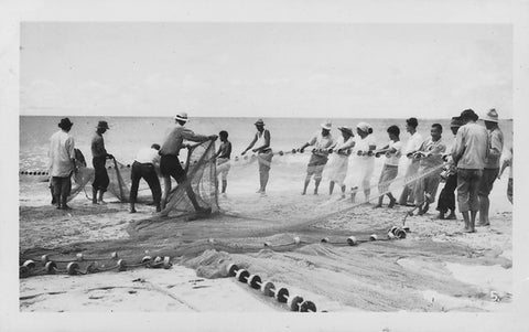 1940s-Hawaiian-hukilau-UH-Manoa-Rare-Hawaiian-Photo-Collection