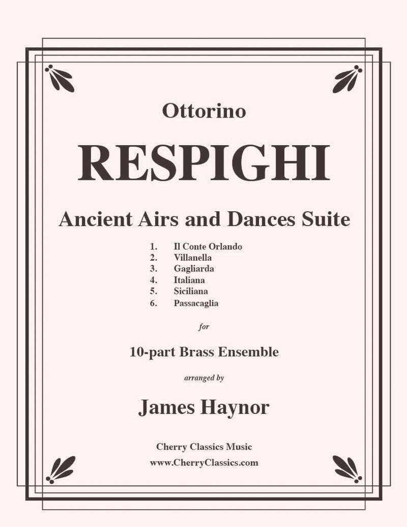 Siciliana from Ancient Airs And Dances Suite III by Otto Respighi