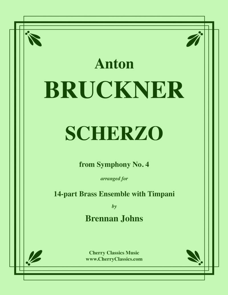 Scherzo,　15-part　Timpani　–　Classics　Bruckner　Brass　Cherry　No.　Symphony　Ensemble　4.　Music