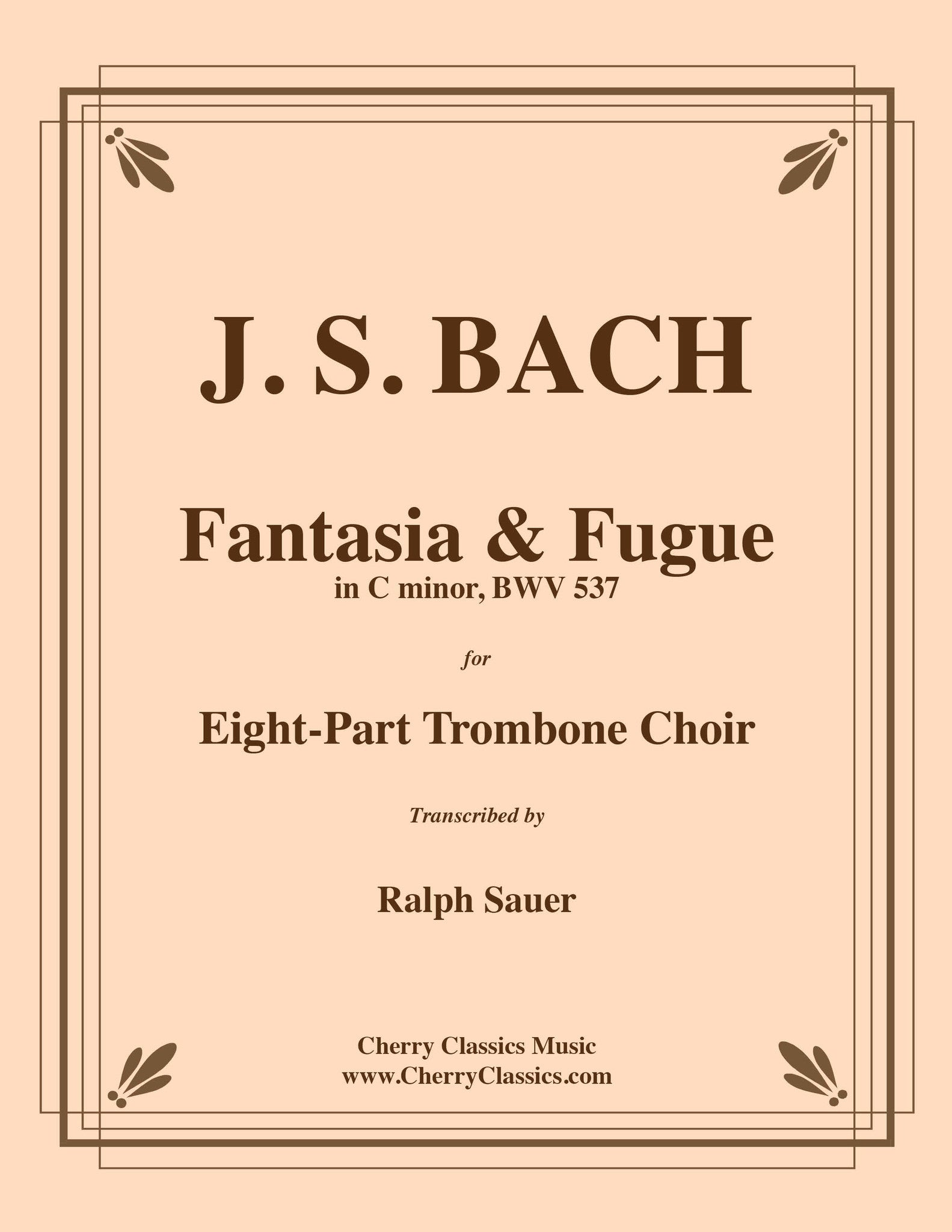 Bach - Little Fugue in G minor BWV 578 for 11-part Brass Ensemble