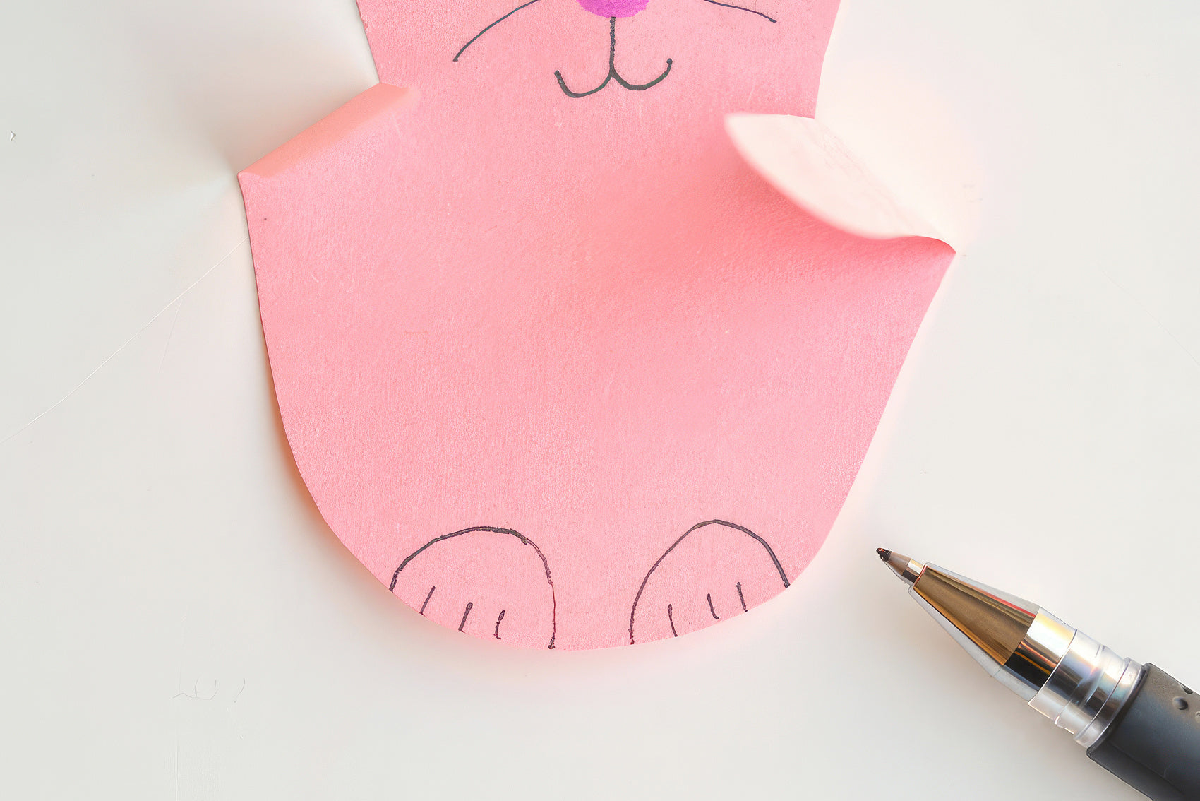 Do-It-Yourself Making Bunnies with Paper Handprints