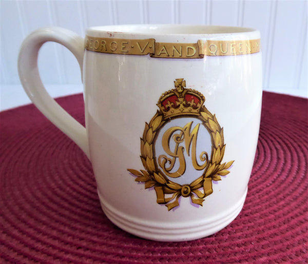 Mug King George V And Queen Mary Silver Jubilee 1935 Solian Ware ...