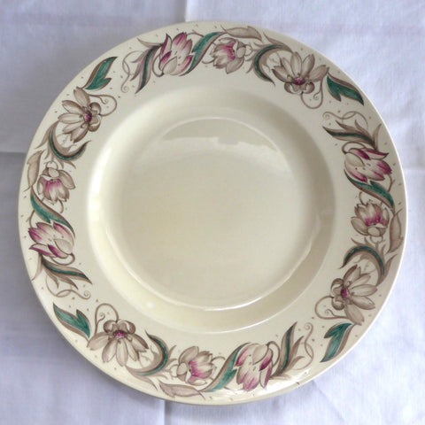 Susie Cooper Endon 10 Inch Dinner Plate 1940s England Retro Tulips Smo