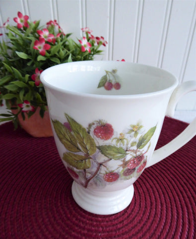 Mug Royal Patrician Fruit Festival Raspberries England Bone China 9 Ou ...