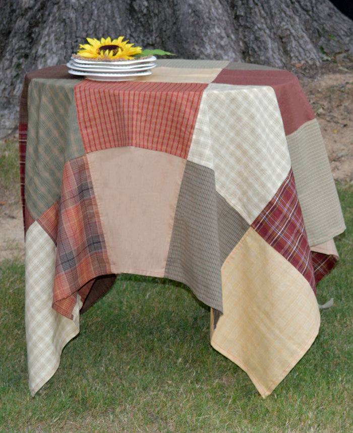 Autumn Plaid Tablecloth