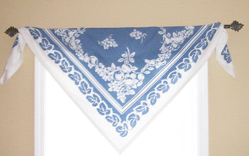 Tablecloth As Valance