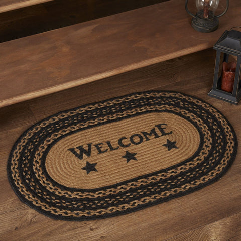 Jute Welcome Rug with Barn Stars  American Barn Stars in the UK - Olde  Glory