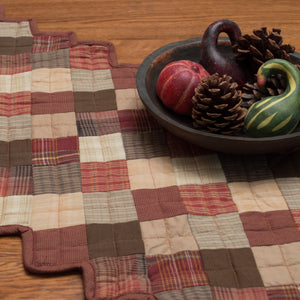 fall plaid table runner