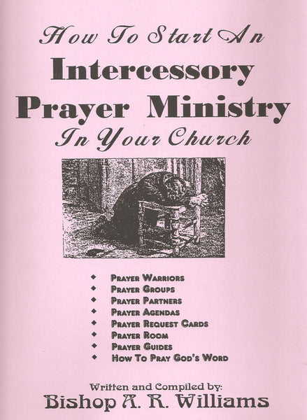 prayer intercessory ministry start church