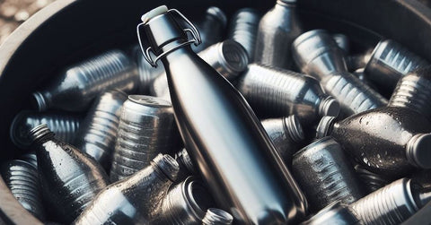 Can stainless steel water bottles be recycled?