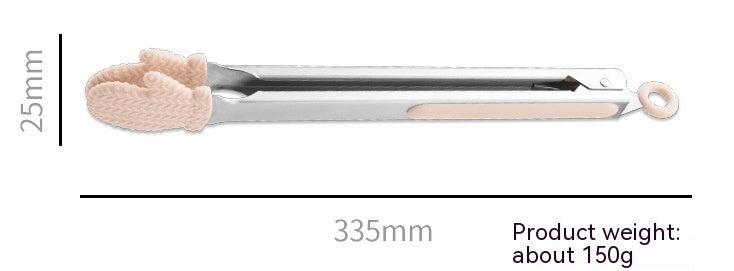 Our kitchen tongs have a lenght of 12 Inches, about 33.5 cm and are available in three cute colors