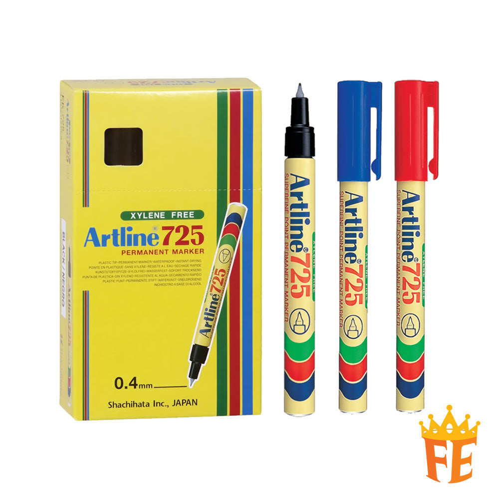 Artline 725 Superfine Point Permanent Marker Pen Per PCS 0.4MM EK-725