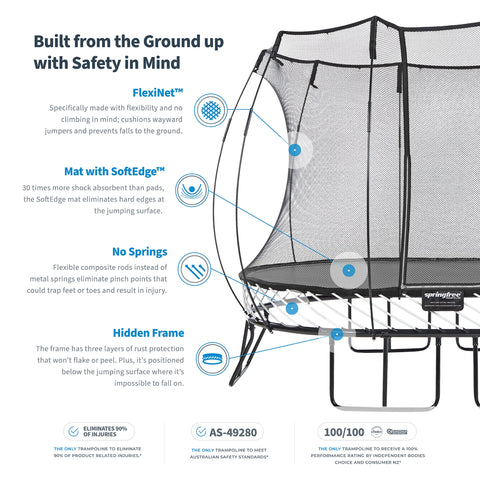 Springfree® Large Oval Trampoline