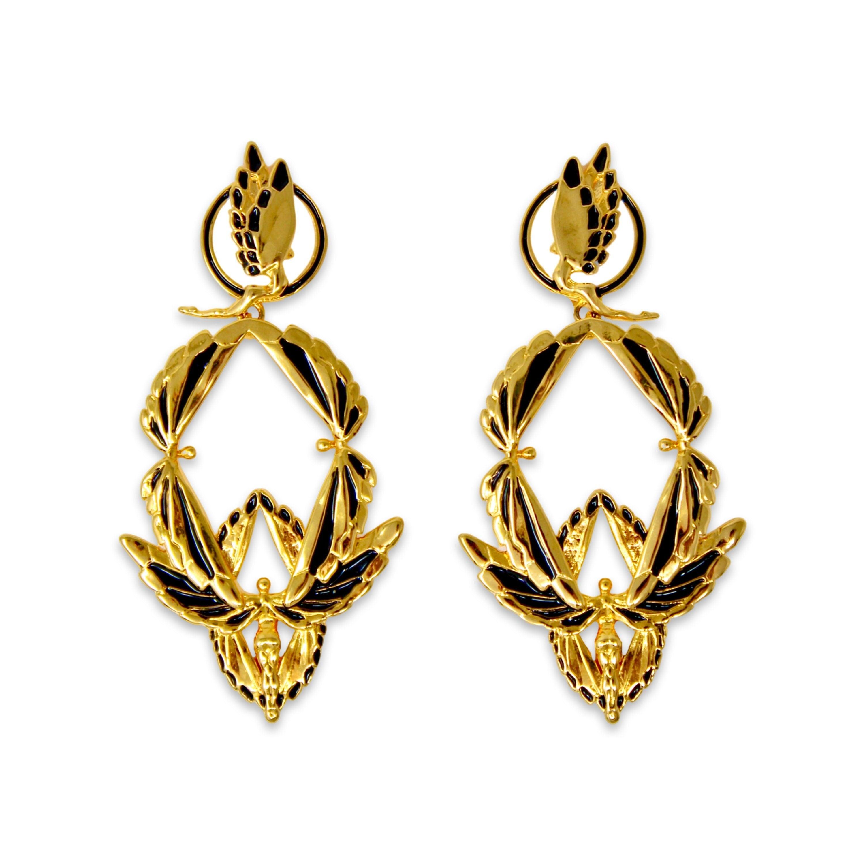 White gold Serpenti Seduttori Earrings Green with 1.15 ct Emeralds,Diamonds  | Bulgari Official Store