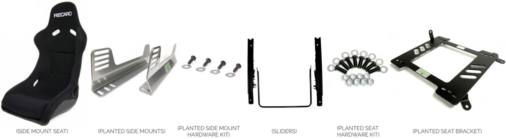 Side Mount Seat With Sliders