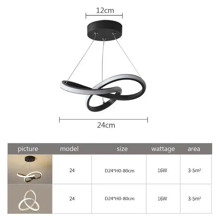 Product Image for Avelena | Deckenleuchte Stimmungsvolle Led-Deckenbeleuchtung, Schwarz 24cm / Warme Weiß