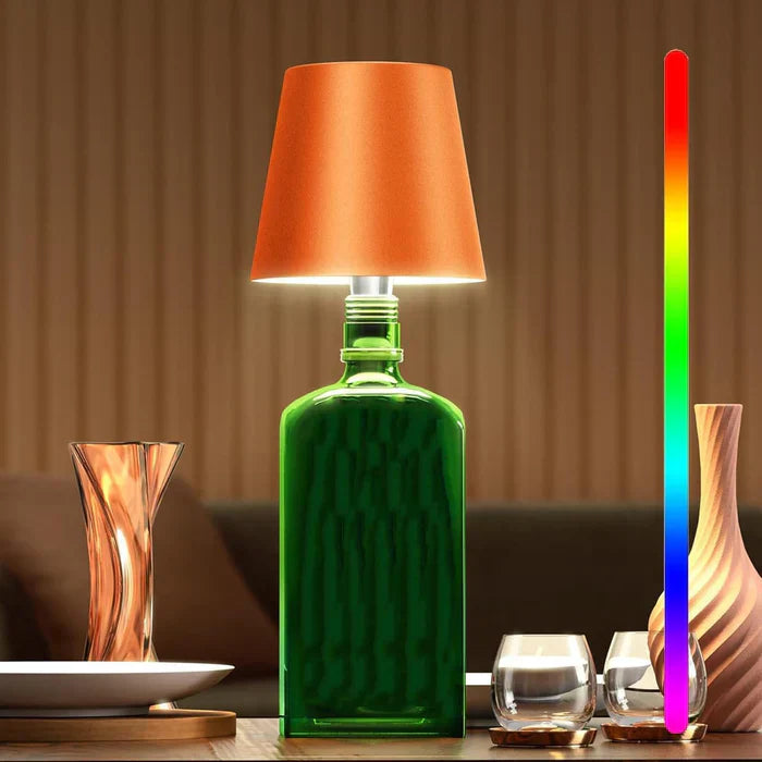 Product Image for Avelena | Stilvolle Tragbare Led Flaschenlampe, Orange / 3 Farben