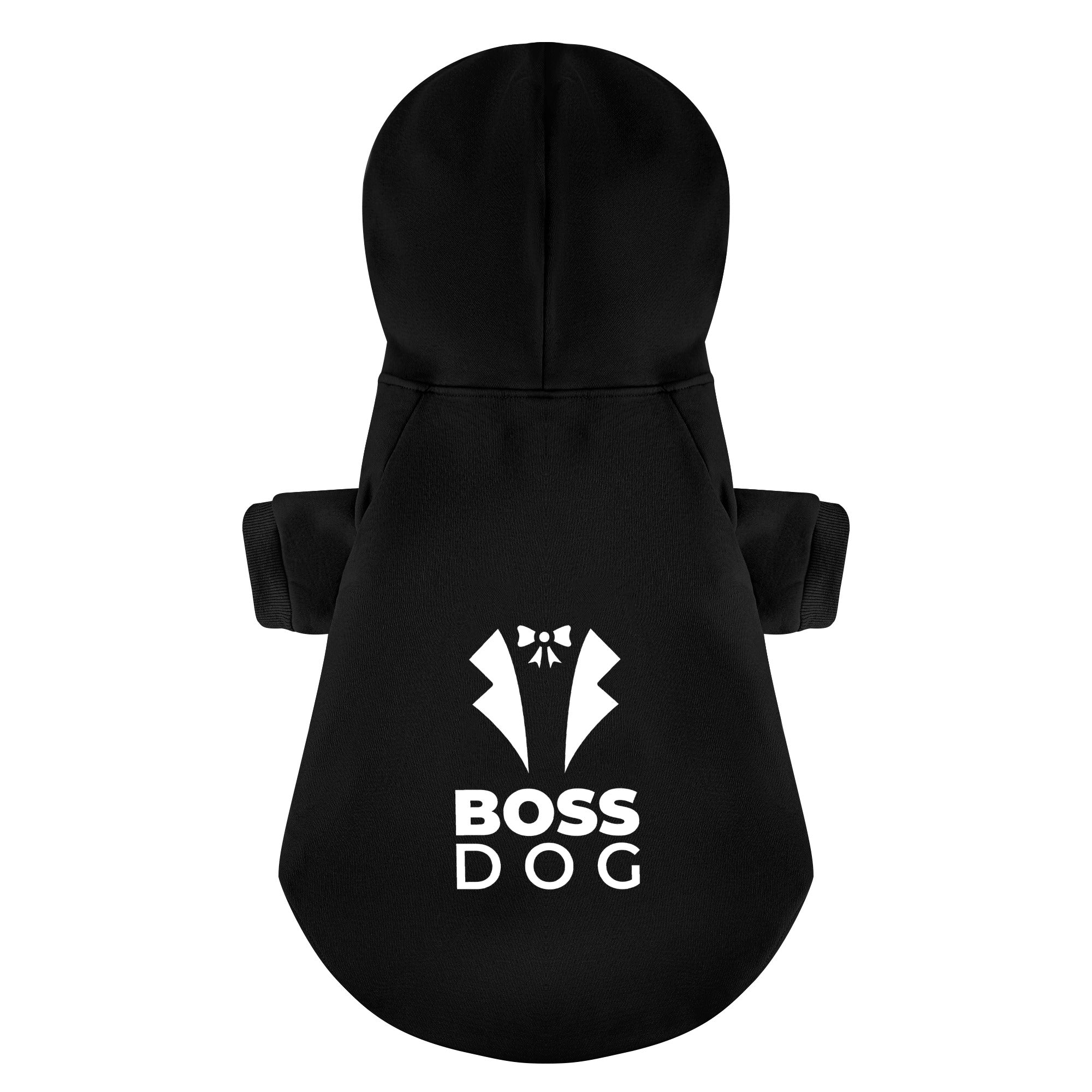 Product Image for Avelena | Boss Hund Und Assistenzmanager - Passende Französische Bulldoggen Hoodies – Stilvoll, Bequem & Personalisierbar!, Schwarz / 2XL / 1 - Boss 