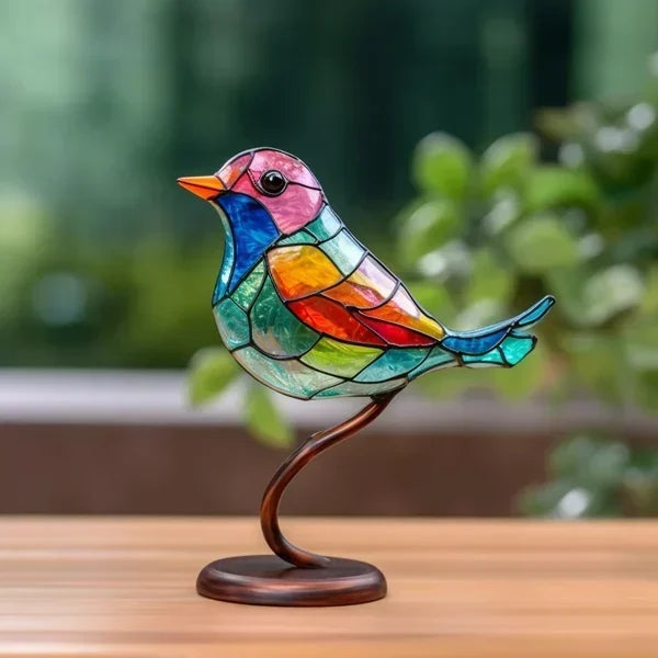 Product Image for Avelena | Luxus Vogel Figuren aus Farbigem Glas Eleganbird, 1 Vogel