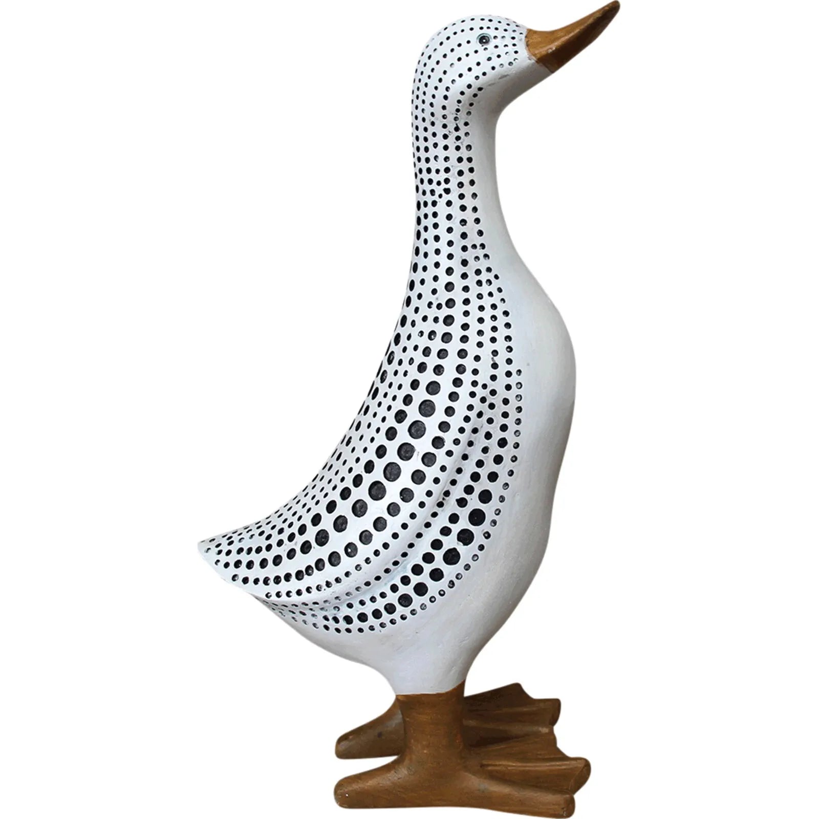 Product Image for Avelena | Enten Schwarz Punkte Polyresin Gartenkunst Heimdekoration