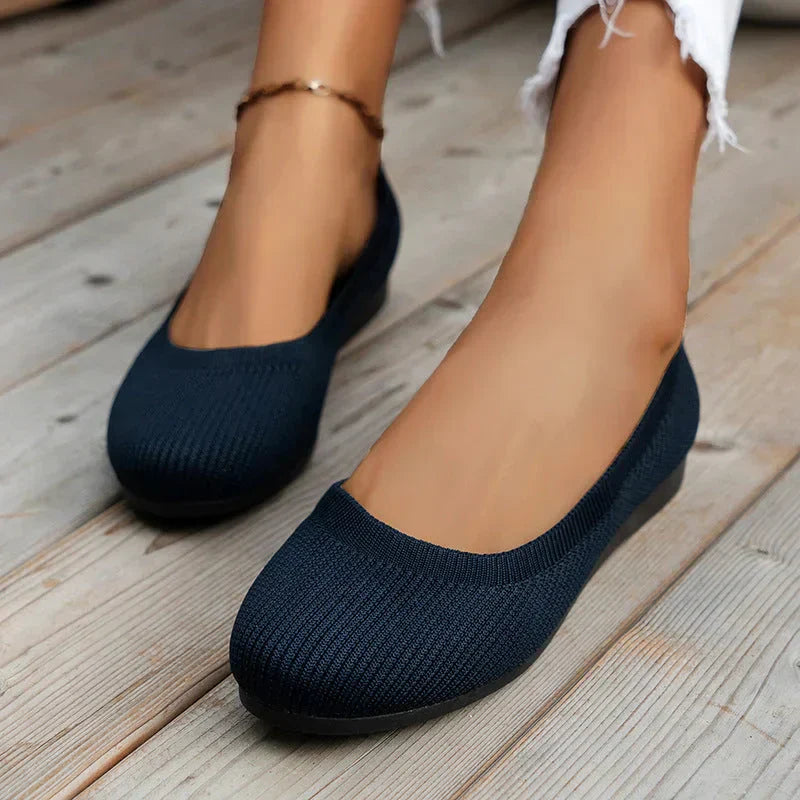 Product Image for Avelena | Sandalen Platte Slipper, Marineblau / 41