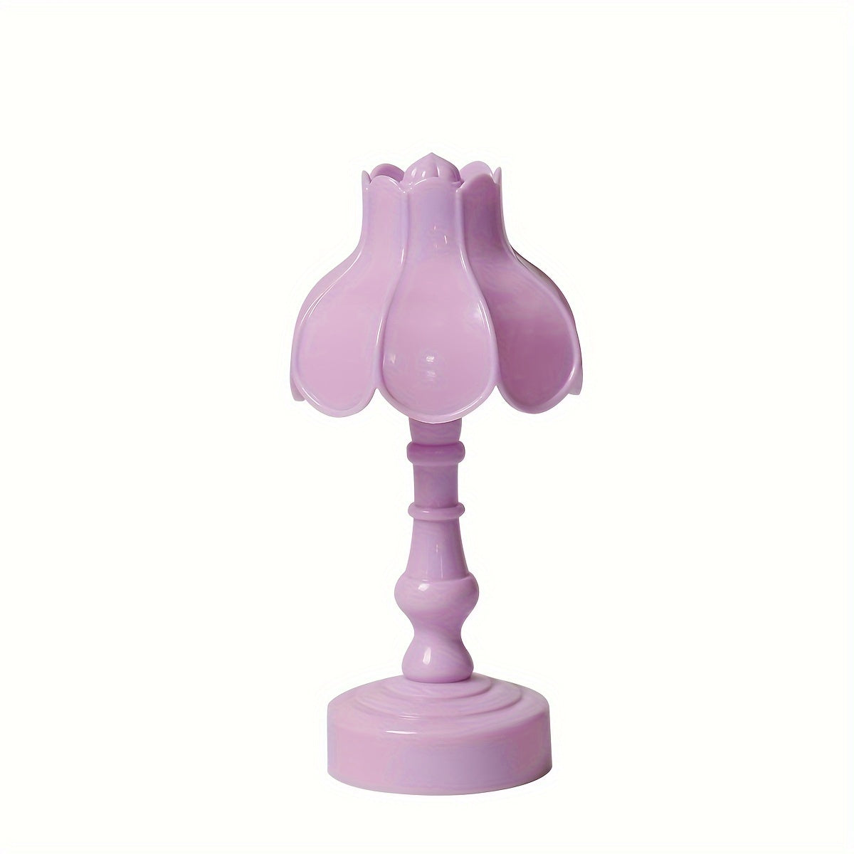 Product Image for Avelena | Vintage Mini Tischlampe mit Charme, Lichtlila Schirmförmige Tischlampe