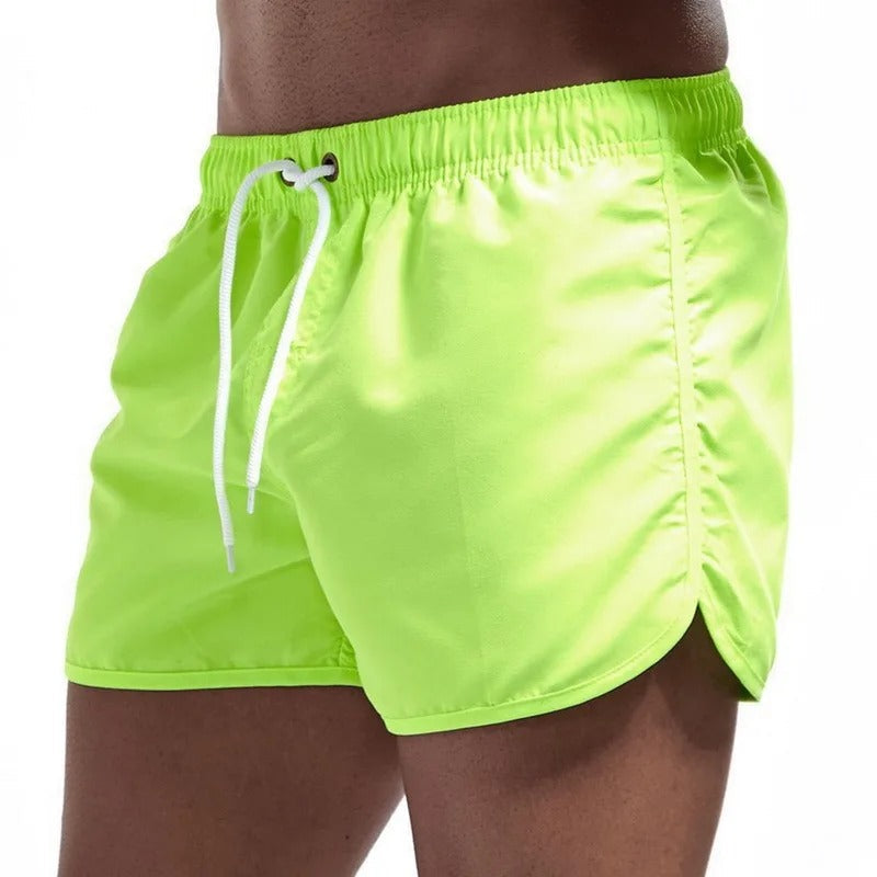 Product Image for Avelena | Niedrige Taille Atmungsaktive Herren Schwimmhose, Grün / 2XL