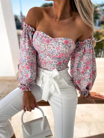 Product Image for Avelena | Schulterfreie Geblümte Blusen, Multicolor 5 / L