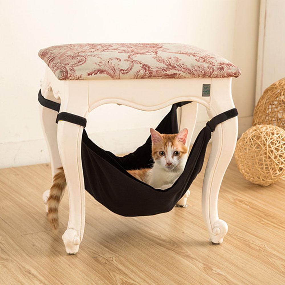 Product Image for Avelena | Haustier Hängematte, Ideal Für Katzen, Kätzchen und Kleine Tiere, dunkelgrau+beige