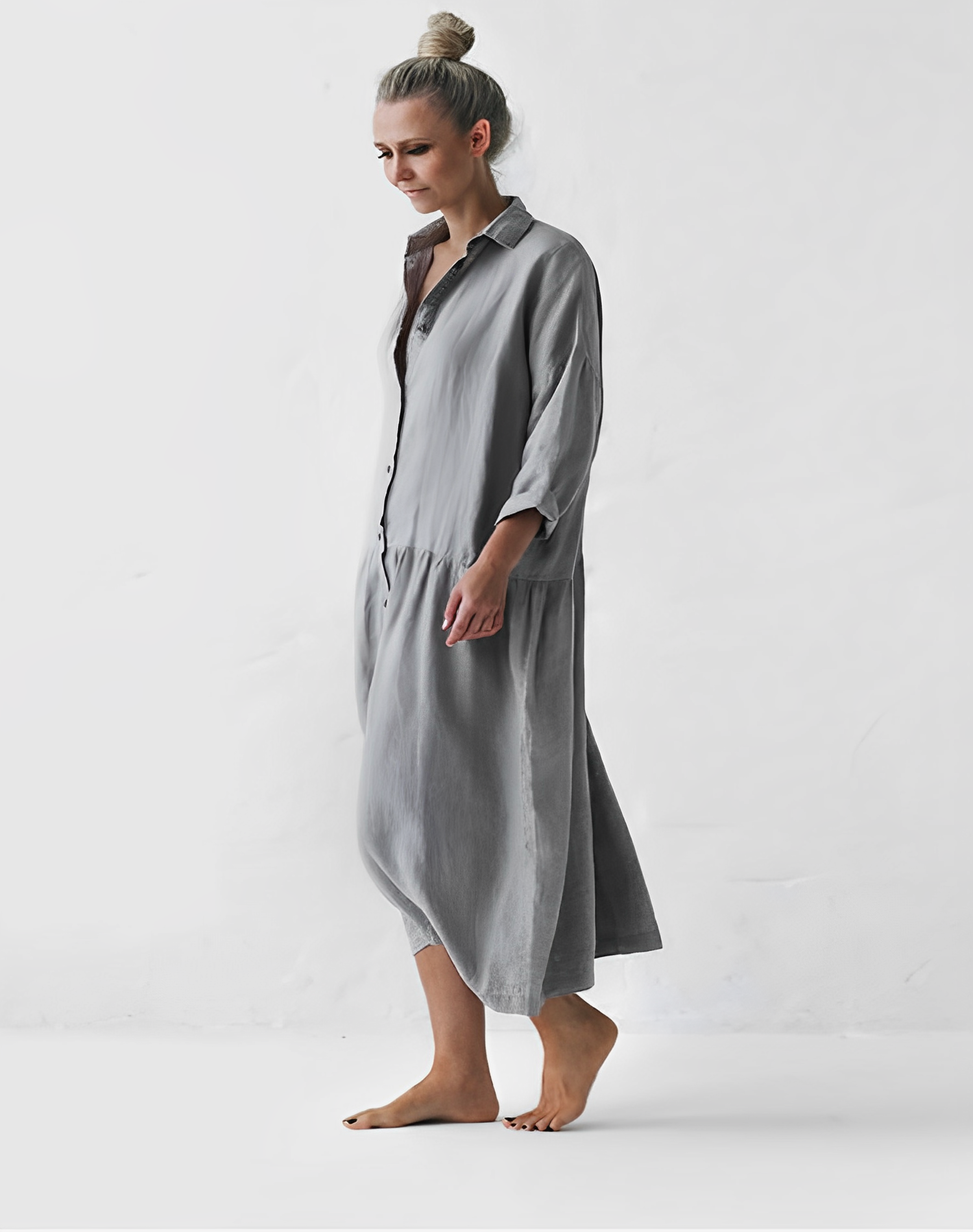 Product Image for Avelena | Blanchet Stilvolles Graues Kleid, L
