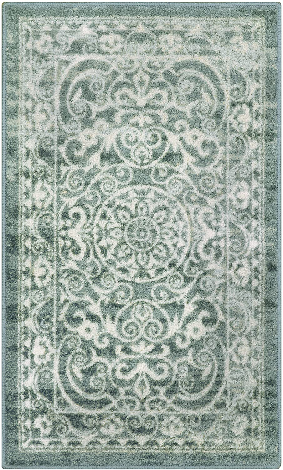 Product Image for Avelena | Maples Rugs Pelham Vintage Küchen Teppiche Rutschfeste Akzent Bereich Teppich [Hergestellt In Den Usa], 2'6 X 3'10, Hell Spa
