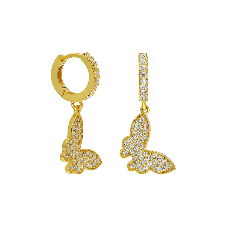 Product Image for Avelena | Fliegende Schmetterlingsaufkleber Vivara, Gold
