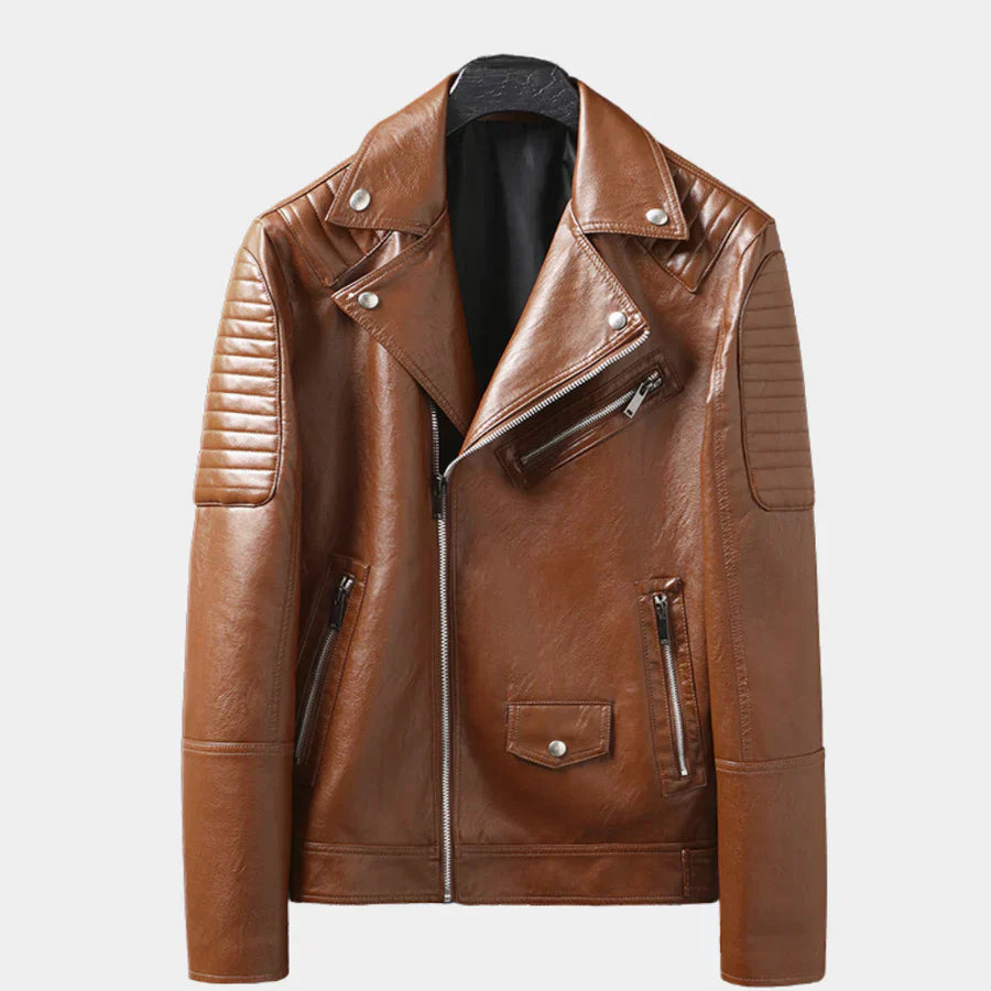 Product Image for Avelena | Modernes Herren Bikerjacke mit Reißverschluss, Perfekt für Jeden Anlass, Khaki / XS