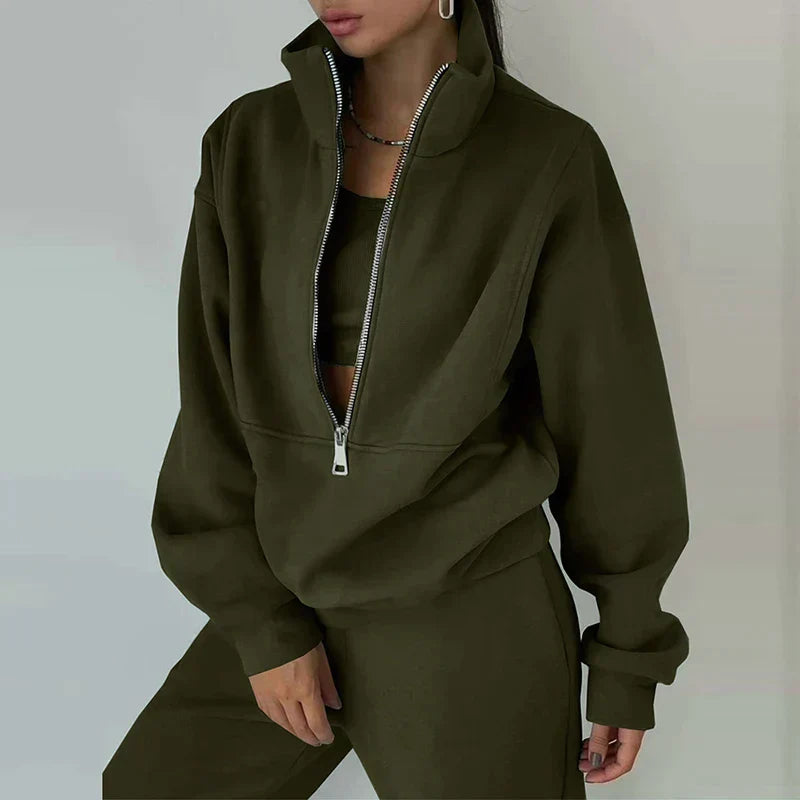 Product Image for Trainingsanzug 2er-Set - Elsie, Grün / XL, Damen Jogginganzug, Sportanzug, Fitnessanzug, Avelena