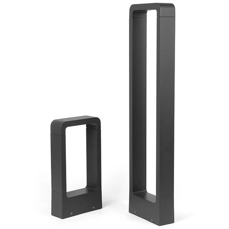 Product Image for Avelena | 15W LED Gartenlicht: Aluminium-Pfostenlampe für Außenhof, Villa Landschaftsbeleuchtung, 3000K Schwarzer Körper / 1pcs Steckerbasis