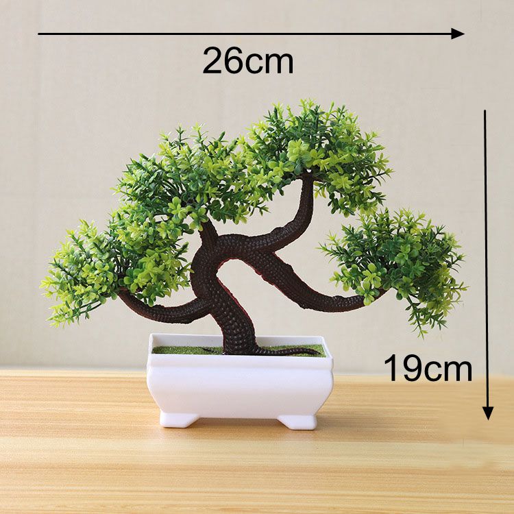 Product Image for Avelena | Grüner Künstlicher Kiefernbaum Persisches Gras Pflanzen Bonsai, Lange Xu Shu