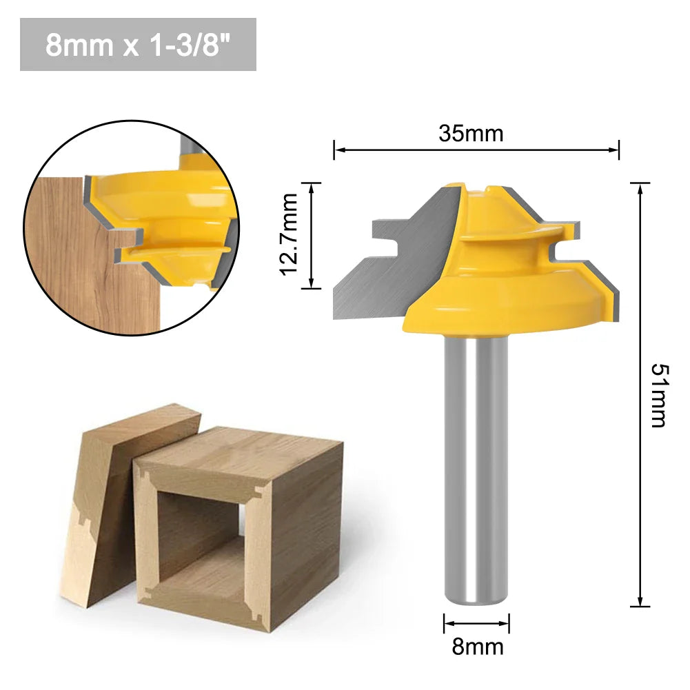Product Image for Avelena | Winkelverschluss 45 Grad Sperrbare Schneidemaschine, 8X35