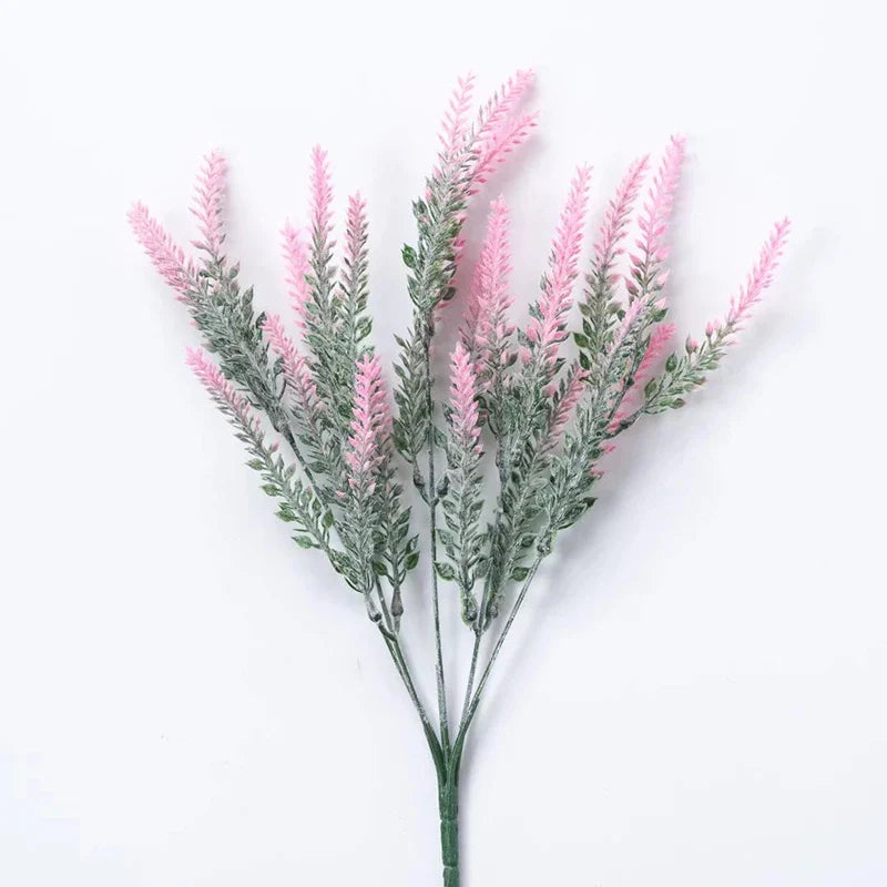 Product Image for Avelena | Provence Lavendel Plastik Künstliche Blumen, 10 Stück / Rosa
