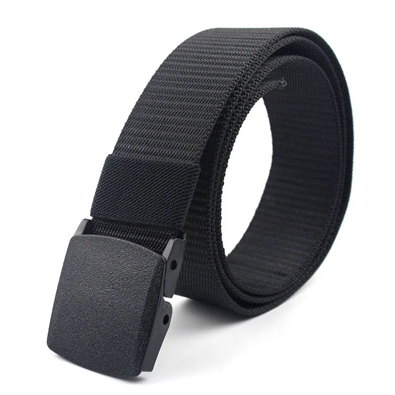 Product Image for Avelena | Mann Frau 3.8Cm Leinwand Gürtel Neu Nylon Verstellbarer Gürtel Männer Outdoor Reise Taktisches Nylon-Lebensgurt mit Kunststoff Schnalle für 
