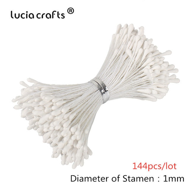 Product Image for Avelena | Blume Stamen Diy Künstlicher Blumenkranz, C24 Weiß 144St