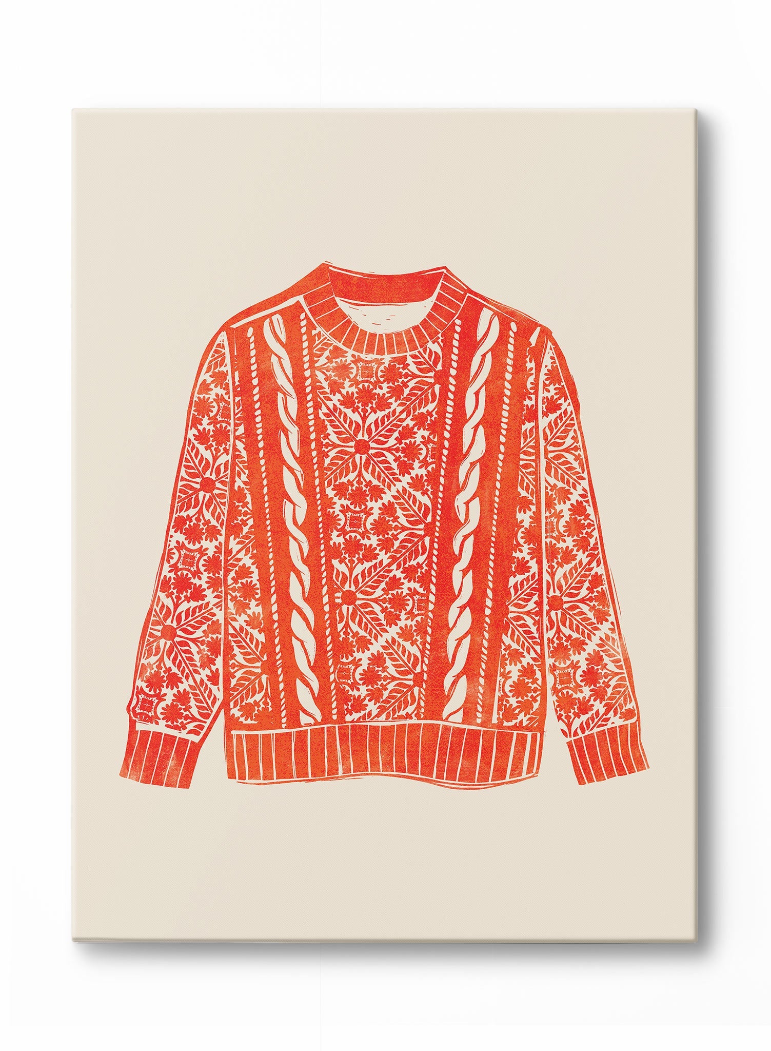 Product Image for Avelena | Fair Isle Pullover, Plakat, 19¾x27 ½ in | 50x70 cm / Leinwand