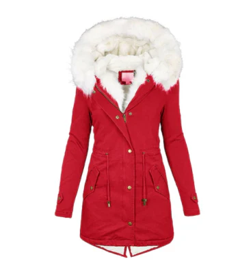 Product Image for Avelena | Damen Winterparka Warm, Rot / S