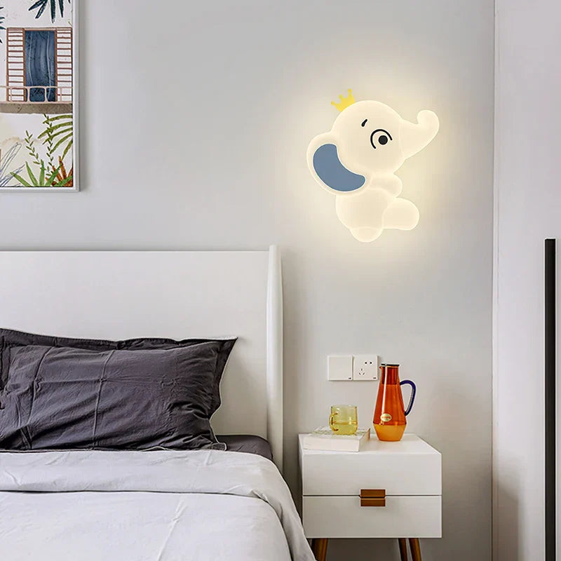 Product Image for Avelena | Lampe Süße Wandlampe für Kinder, Elefant A / Fernbedienung / AC 220V-240V